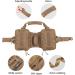 EXCELLENT ELITE SPANKER Tactical Military Dog Saddle Bag Harness Saddlebag Backpack for Medium Large Dogs(Brown L) L Brown - Buy Online on SooperMarket.com