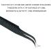 DASSEN Lashes Extension Tweezers Isolations tweezer Volume Lashes Tweezers Precision Slanted Straight Tip for Isolation Classic Lash Extensions Pointed Lash Tweezers for Eyelash Extensions (Black2-1) - Buy Online on SooperMarket.com