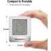 ThermoPro TP49 Digital Mini Thermo-Hygrometer | Accurate Indoor Temperature & Humidity Monitor | Ideal for Greenhouses & Living Rooms | Smiley Indicator | White - Buy Online on SooperMarket.com