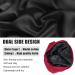 Silk Bonnet for Sleeping - 2PCS Silk Hair Wrap for Women/Men - Red & Black, Black & White - Buy Online on SooperMarket.com