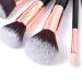 20-Piece Black Makeup Brush Set - Professional Beauty Tools for Foundation Eyeshadow & Powder | Perfect for Flawless Makeup Application - Buy Online on SooperMarket.com