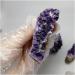 Collection Natural Amethyst Crystal Quartz Drusy Geode Cluster Healing Stones Decoration Ornament Purple Feng Shui Stone (Size : 45-60g) - Buy Online on SooperMarket.com