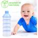 Vicloon Baby Milk Powder Dispenser - 2pcs Portable 5 Layers, 100ml per Layer, Stackable Pots, Blue - Buy Online on SooperMarket.com