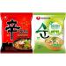 Nongshim Ramen Assorted Bundle Shin Ramyun Soon Veggie Ramyun Instant Noodle Soup 2 Flavours Box Halal (Pack of 10) by CNMART - Buy Online on SooperMarket.com