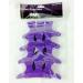 Head Jog 12 Pack Butterfly Hair Clips Accessories for Sectioning and Styling. Hair Clamps for Women and Men (Purple) - Buy Online on SooperMarket.com