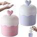 Skincare Bubble Foam Maker for Face Wash 2Pcs Heart Design Cleanser Foamer Portable Bubble Foamer Fast Foaming PP Skincare Foam Maker for Home Travel