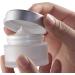 4 Pieces Empty Cosmetic Pots Glass Travel Cosmetics Container Jars with with Plastic Lids for Sample Creams 100g / 100ml Women Creams Make-up Sample Containers Round Silver - Buy Online on SooperMarket.com