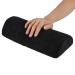 Felenny Nail Art Rest Cushion Detachable Sponge Zipper Design Nail Pillow Hand Rest Professional Salon Hand Arm Holder Manicure Pillow Nail Cushion For Makeup Cosmetic Tools Black