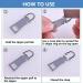 Metal Zipper Pull Replacement - Black Zipper Handle Fixer for Luggage, Suitcase, Backpack, Jacket, Bags, Coat, Boots - Buy Online on SooperMarket.com
