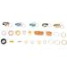 Metal Hair Braid Rings Cute Shell Pendants Decoration for Stylish Hairstyles Fashionable Dreadlock Hair Coils Accessories with Exquisite Patterns Suitable for Home Professional Salon - Buy Online on SooperMarket.com