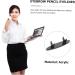 VILLCASE 3 Pcs Acrylic Pen Holder Pencil Lip Gloss Makeup Brush Rack Organizer Simple Writing Pens Holder 12.7x3cmx3pcs Blackx3pcs - Buy Online on SooperMarket.com