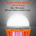 Boundery Bug Zapper Light Bulb - Fast Mosquito Elimination | USB Rechargeable IPX6 Waterproof LED Zapper | Portable with 4 Light Modes - Buy Online on SooperMarket.com