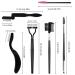 Sonku 7 Pack Foldable Steel Eyebrow Comb & Brush + 20 Disposable Mascara Brushes - Essential Makeup Tools for Perfect Lashes - Buy Online on SooperMarket.com