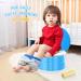 Portable Potty for Kids Toddlers Foldable Travel Potty Training Seat Foldable Toddler Potty Seat for Travel  Car  Camping  Park Outdoor  Indoor(Baby Blue) - Buy Online on SooperMarket.com