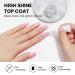 MIZHSE Clear Top Coat Nail Polish - Quick Dry Non-Gel High Shine Glossy Finish for DIY Manicure - 0.5 fl oz (15 ml) - Perfect for Home Use - Buy Online on SooperMarket.com