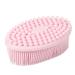 3 Set of Multifunctional Silicone Body Scrubber Loofah Soft and Skin-Friendly- Easy to Clean Scalp Massage  Durable and Hygienic - Suitable for Various People and Pets (1 Count Pink) 1 Count (Pack of 1)
