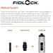 Fidlock Twist Bottle 450ml - Transparent Magnetic Bicycle Water Bottle (No Connector/Base) - Ideal for Cyclists - Buy Online on SooperMarket.com