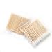 TOSSPER 100 Pieces Cotton Swab Wooden Stick Cotton Pattern Stick Cotton Swab Cleaning
