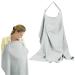 Taozoey breastfeeding towel breastfeeding cloth for on the go soft and breathable hill 100% cotton breastfeeding with solid tires for mother breastfeeding cloths Musselin