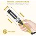 1 1/4 Inch Mini Travel Curling Iron - Dual Voltage 3 Temperatures Rapid Heating Titanium Wand - Buy Online on SooperMarket.com