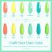 Lavender Violets 12 Pcs Dip Powder Nail Kit Spring 2 Summer Colours Lemon Yellow Light Pink Neon Green Blue Dipping Powder Liquid Set 2 in 1 Base & Top Coat Activator Nail Art Manicure M211 Neon Yellow Green - Buy Online on SooperMarket.com