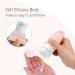 Veroyi Leak Proof Silicone Travel Bottles - Set of 3 Squeezable Travel Tubes with Keychain, Refillable Containers for Shampoo, Lotion, Soap - Buy Online on SooperMarket.com