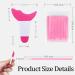 2 Pcs Red Eyeliner Stencils - Thin, Reusable Silicone for Precise Eyeliner Application and Mascara Guard - U-Red - Buy Online on SooperMarket.com