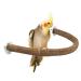 Rypet Parrot Bird Natural Wood Stand Perch Swing, U Shape Large