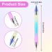Bewudy 3 Pcs Nail Rhinestone Picker Dotting Pen Set | Dual-ended Wax Pencil Tool for Nail Art DIY Decoration | Jewelry Dotting Pen in Blue Pink Purple - Buy Online on SooperMarket.com
