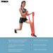 TKO Resistance Bands Set - 3 Pack | Flat Elastic Exercise Gear for Men & Women | Light Medium Heavy Resistance Levels for Fitness & Workout - Buy Online on SooperMarket.com