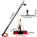 Water Fed Pole Kit Water Fed Telescopic Brush Squeegee Water/Hose Fed Pole Window Cleaning Brush Equipment Cleaning 35cm Brush Head 4M/13FT - Buy Online on SooperMarket.com