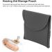 Premium PU Leather Hearing Aid Bag | Portable Storage for Amplifiers | Durable Black Pocket Organizer - Buy Online on SooperMarket.com