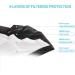 Black Disposable Face Masks 50Pcs - 4-Layer Protection - Breathable Dust Mask for Adults - Buy Online on SooperMarket.com