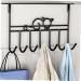 ABOOFAN 7 Door Hook Coat Hangers Hat Hangers Rustic Decor Over Door Organizer Hanging Office Storage Rack - Buy Online on SooperMarket.com