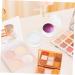 Gogogmee 8pcs Box Empty Eye Shadow Box Creme Eyeshadows Gram Jar To Go Makeup Tools Abs White Travel Cosmetic 4x3.8cm White - Buy Online on SooperMarket.com