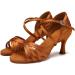Buy Aoqunfs Women's Latin Dance Shoes - Salsa Tango Bachata Samba | Professional Ballroom & Party Performance - Brown Size 42 EU - Buy Online on SooperMarket.com