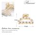 Buy Runmi Pearl & Crystal Hair Clips - Stylish Hair Accessories for Women & Girls (2 Pack) - International Shipping Available - Buy Online on SooperMarket.com