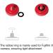 Camera Shutter Button Soft Release (3 Pack) - Red, Silver, Black - Buy Online on SooperMarket.com