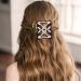 Kytpyi Double Clip Elastic Beaded Hair Combs 3PCS - Floral Hair Accessories for Women and Girls - Buy Online on SooperMarket.com