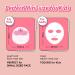 Peach Ballerina Kids Face Mask Sheet | 100% Cotton Facial Mask for Children (5pcs) - Buy Online on SooperMarket.com