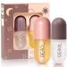 Natural Lip plumper, 2 Pcs Lip Enhancer Including Day and Night Lip Plumping Balm, Plant Extracts Plumping Lip Serum, Lip Care Serum for Fuller & Hydrated Sexy Lips(5.5MLX2)