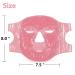 Ice Face Roller Cooling Mask for Dark Circles & Puffiness Relief - Gel Cold Eye Mask for Skin Care & Headache Relief - Reusable Bead Compress Pack - Gifts for Mom - Pink - Buy Online on SooperMarket.com