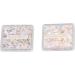 Nail Flakes Shell Slices Irregular Nail Jewelry Decorations 2 Boxes for Salon - Buy Online on SooperMarket.com