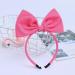 Rose Halloween Bow Headband | Big Bow Hair Hoop for Women | Fluffy Hairband for Christmas Party | Handmade Hair Accessory - Buy Online on SooperMarket.com