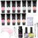 LOUMMRCY Polygel Nail Kit - Complete 8 Piece Starter Set for Beginners | DIY French Nail Art & Manicure at Home - Buy Online on SooperMarket.com