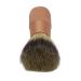 Ankroyu Synthetic Shaving Brush - Wooden Handle Hairdressing Tools | Portable Aluminum Rasier Brush for Salons - Buy Online on SooperMarket.com