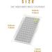 SF Super Slim Fly Fishing Trout Flies Fly Box - Clear Lid, Gray Foam, Large - 1Pcs - Buy Online on SooperMarket.com