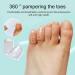 Wilitto Original Soft Gel Toe Protectors - 30pcs Transparent | Relief from Ingrown Toenails, Corns, Calluses, Blisters, Hammer Toes - Buy Online on SooperMarket.com