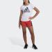 adidas Girls' Large White 3 Stripe Mesh Shorts with Elastic Waistband - Buy Online on SooperMarket.com