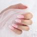 Bmirth Flame Glossy Press on Nails - Long White Coffin False Nails for Women and Girls (Style 3) - Buy Online on SooperMarket.com